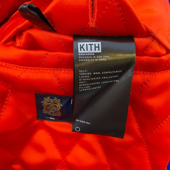 KITH New York Knicks Blue Wool Coaches Jacket - Picture 9 of 9